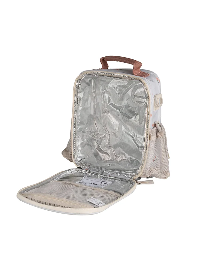 Citron Insulated Lunch Bag Backpack For Kids School, Non - Toxic Material, Reusable Lunch Bagcherry