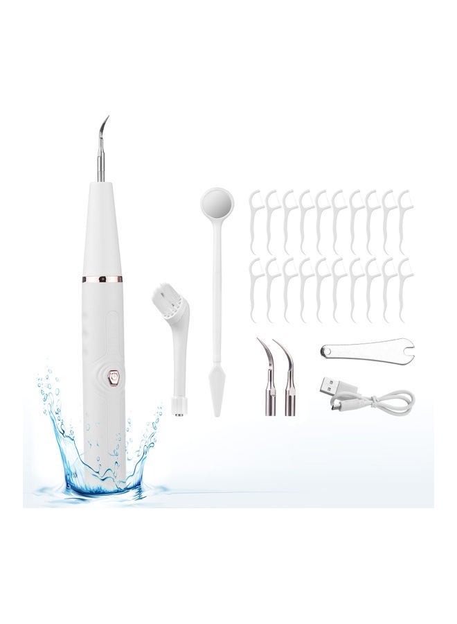 نيبمينينت Electric Dental Cleaner With Flosser And Oral Mirror White 23.2x3cm - Image 1
