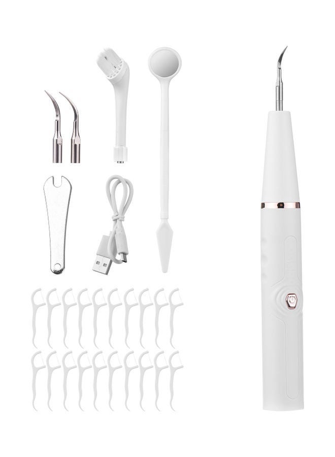 نيبمينينت Electric Dental Cleaner With Flosser And Oral Mirror White 23.2x3cm - Image 5