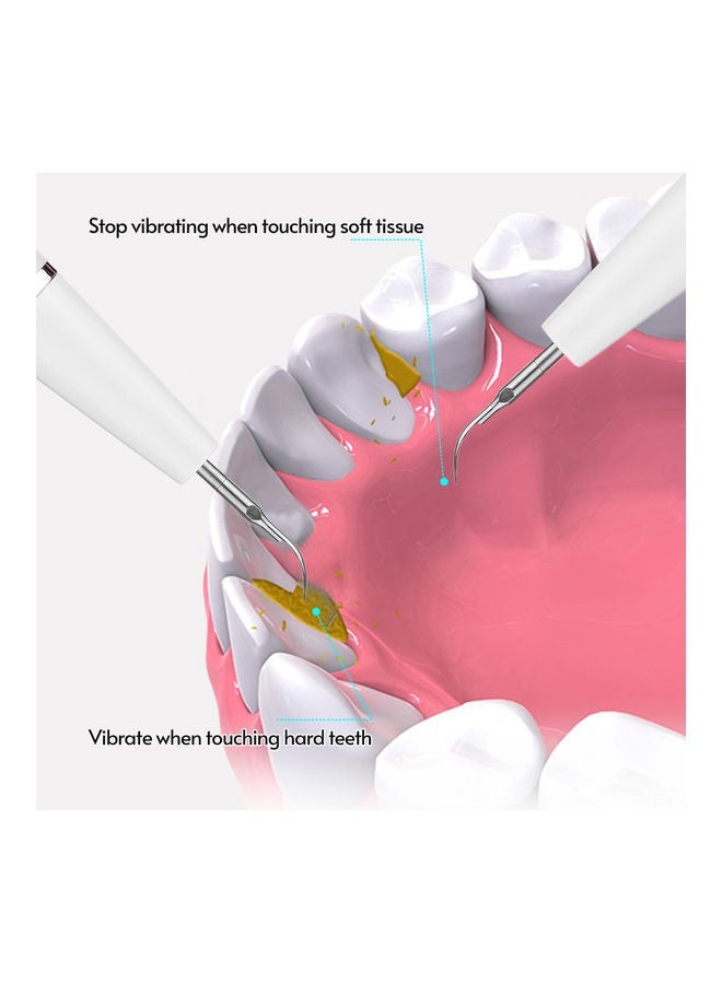 نيبمينينت Electric Dental Cleaner With Flosser And Oral Mirror White 23.2x3cm - Image 3