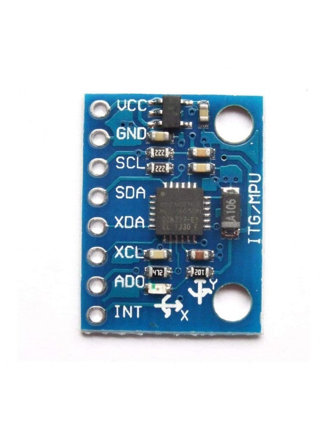 HiLetgo 3pcs GY-521 MPU-6050 MPU6050 3 Axis Accelerometer Gyroscope Module 6 DOF 6-axis Accelerometer Gyroscope Sensor Module 16 Bit AD Converter Data Output IIC I2C for Arduino