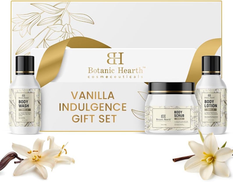 Botanic Hearth Vanilla Indulgence Gift Set - Image 1
