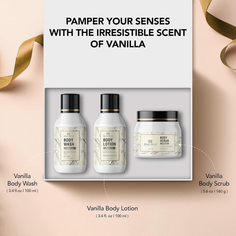 Botanic Hearth Vanilla Indulgence Gift Set - Image 5