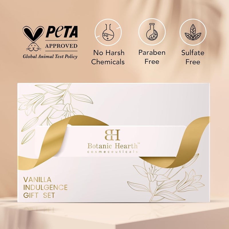 Botanic Hearth Vanilla Indulgence Gift Set - Image 4