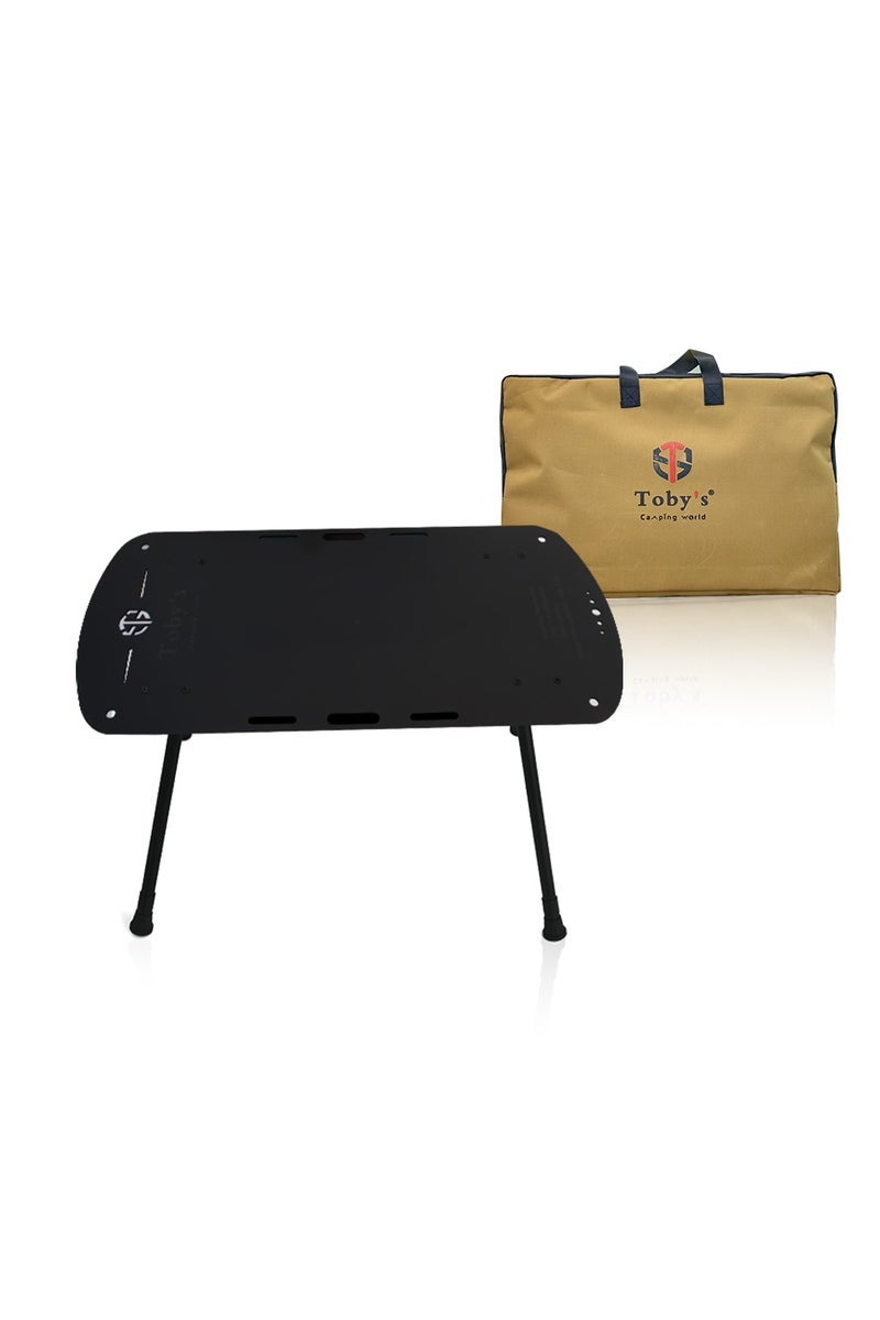 Toby's Tobyâ€™S Camping Table 06  Foldable, Portable Outdoor Table, Lightweight Durable Black Design For Camping, Hiking, Bbqs, Picnics, Travel Essentials - Image 1