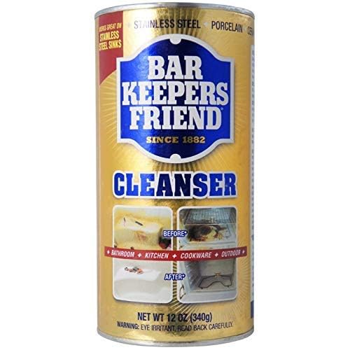Bar Keepers Friend منظف وملمع بار كيبيرز فريند متعدد الاستخدامات 12 أونصة (عبوة من 6)