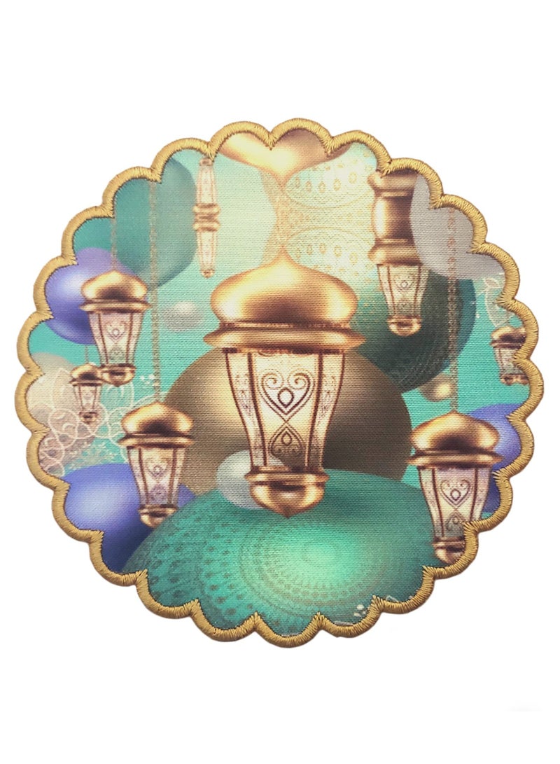Alwan Ramadan Kareem Fabric Coaster Set of 6 - Image 2