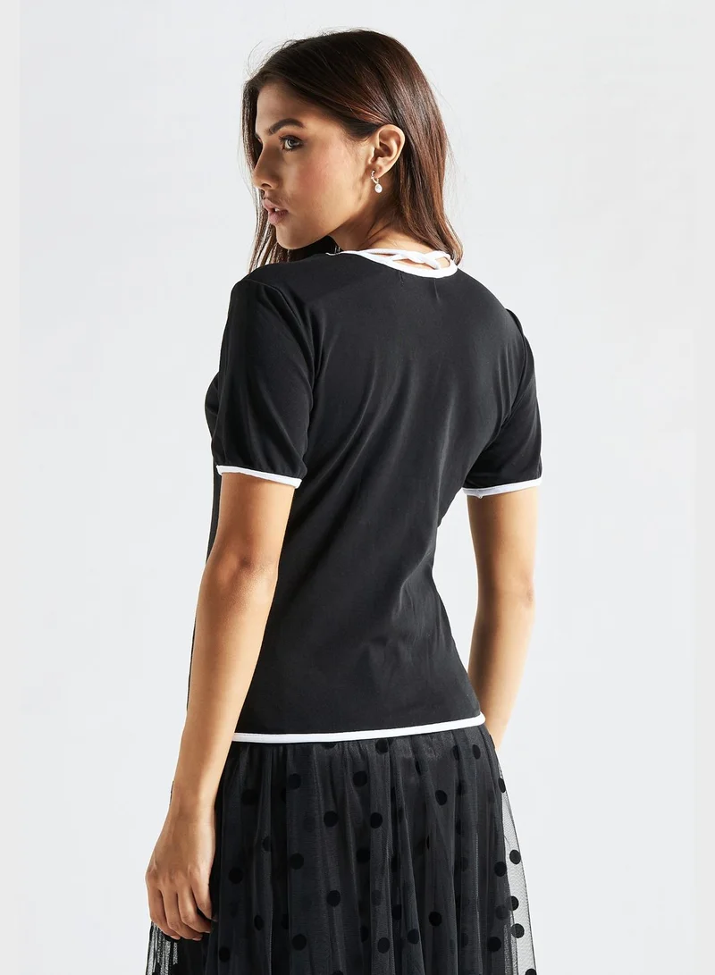 FAV Lace Detail Top
