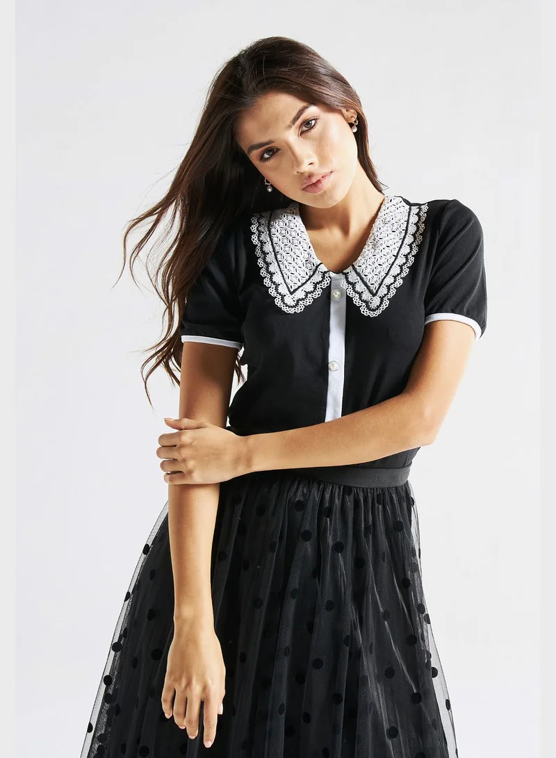 FAV Lace Detail Top
