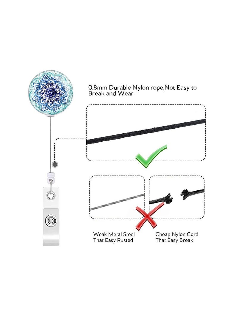 Zikra 3-Pack Retractable Badge Reel Holders for Nurses and Office Workers - Clip-On ID Badge Holders for Doctors and Healthcare Professionals - Image 4