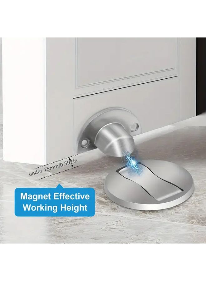 3pcs Magnetic Door Stopper Automatic Latch Lock Pin Prevents Slamming Fits Under 15mm No Drilling - Image 4