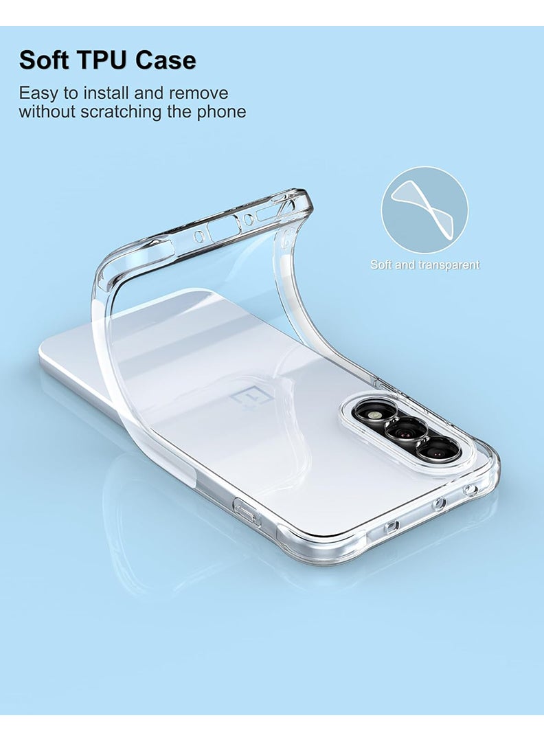 Case Up حافظة شفافة متوافقة مع OnePlus Nord 5، غلاف هاتف TPU يمتص الصدمات، ناعم ومرن وواضح كريستالي - Image 5