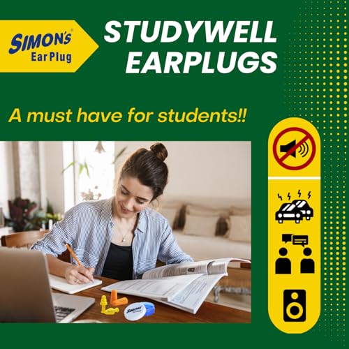 Simon's Studywell Earplugs (3 Pairs Foam, 1 Pairs Silicone Earplugs) - Image 5