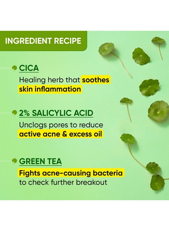 Dot & Key Cica 2% Salicylic Acid Face Wash for Oily, Acne Prone Skin, With Green Tea I Acne Clearing Sulphate Free Face Wash for Men & Women (200ml) | Pack of 2 - Image 5