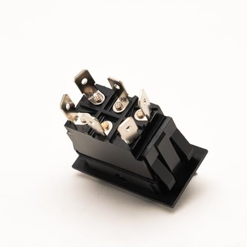 GAMA Electronics 30 Amp DPDT Momentary On-Off-Momentary On Rocker Switch - Image 3