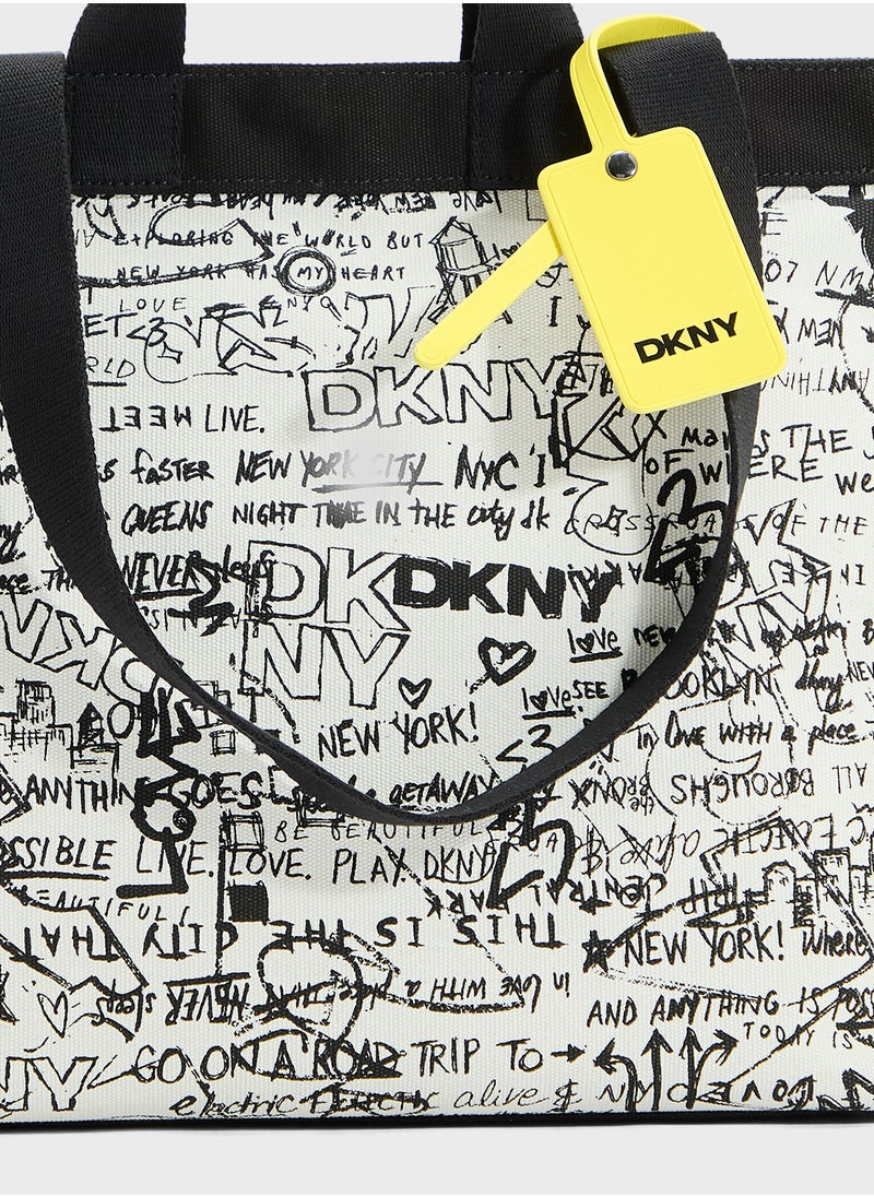 DKNY Brady Top Handle Zip Through Tote  - Image 4