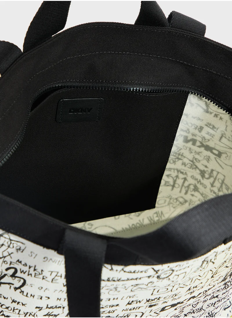 دكني Brady Top Handle Zip Through Tote