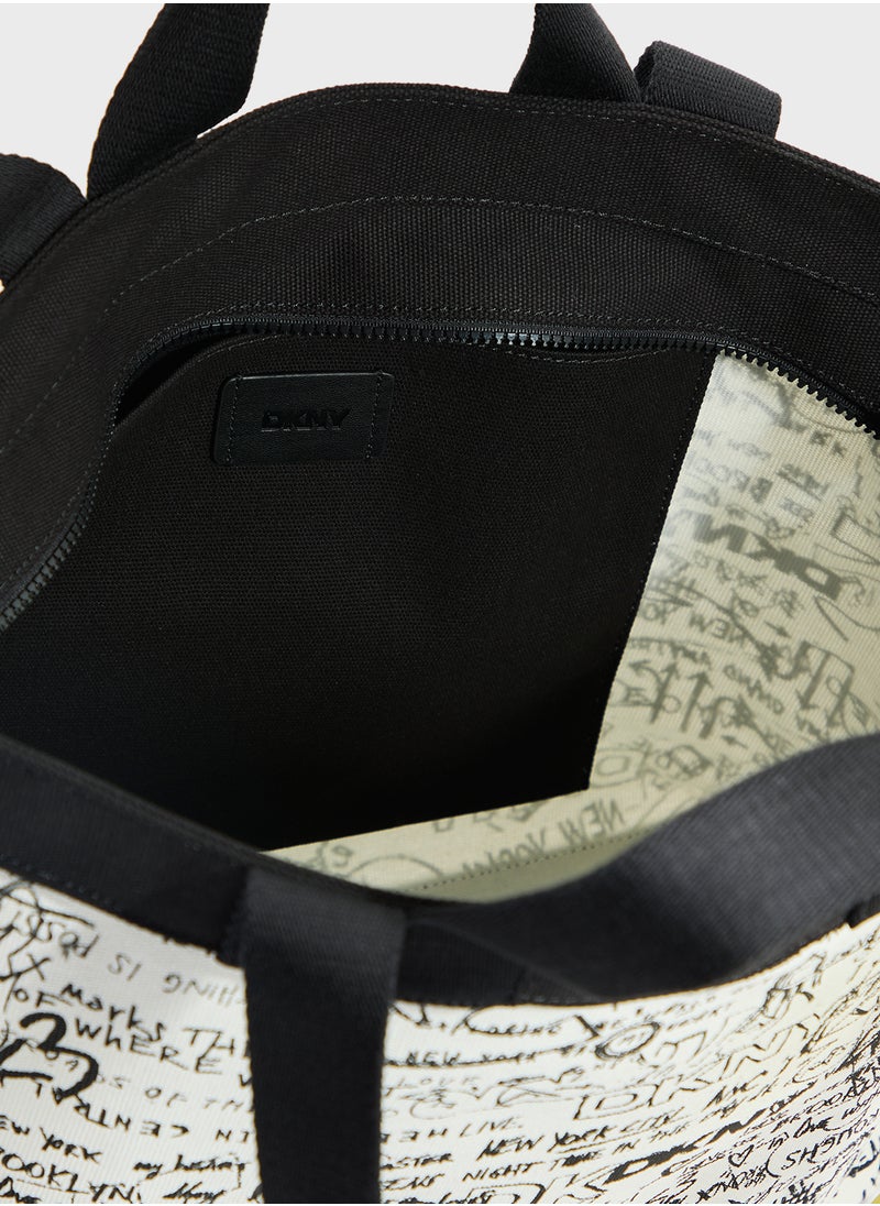 DKNY Brady Top Handle Zip Through Tote  - Image 5