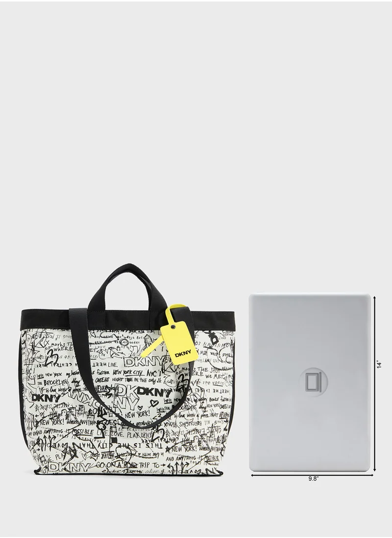 دكني Brady Top Handle Zip Through Tote