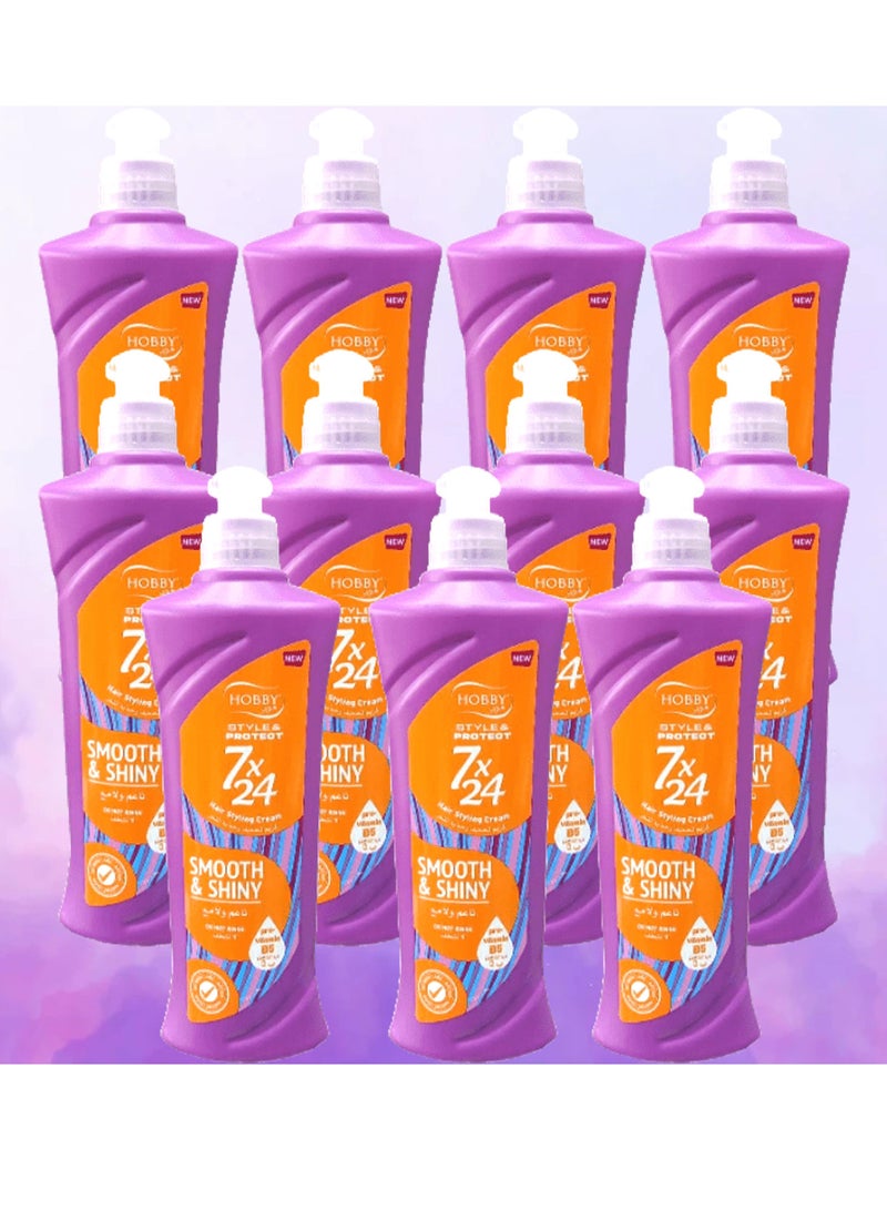 هوبي 11 قطع كريم 7 × 24 لشعر ناعم ولامع 250مل - Image 1
