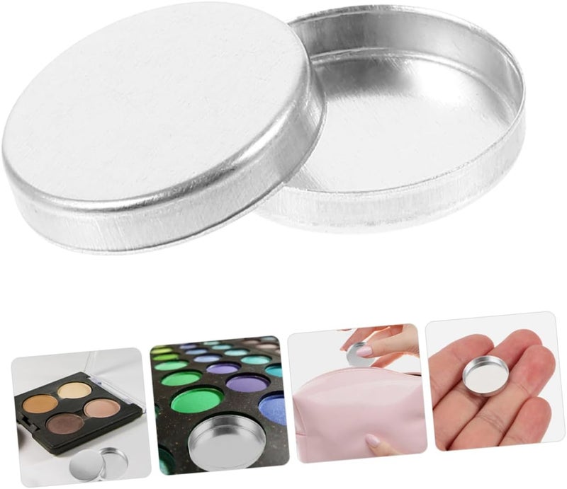 30pcs Round Empty Eyeshadow Pans for Makeup Compact Sample Containers for Cosmetics Lightweight Sturdy Makeup Tray for Beauty Projects for Girls Women - Image 5