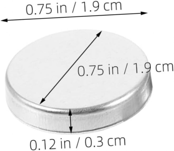 30pcs Round Empty Eyeshadow Pans for Makeup Compact Sample Containers for Cosmetics Lightweight Sturdy Makeup Tray for Beauty Projects for Girls Women - Image 2