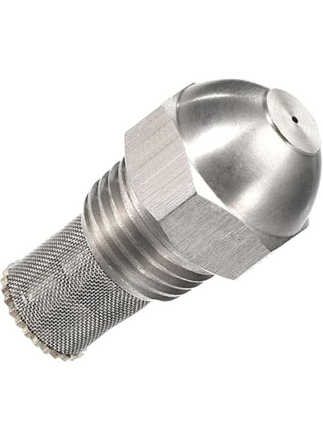 فوهة الضباب الناعم من الفولاذ المقاوم للصدأ 304 الثقيلة 0.7 مم فتحة 1/4 بوصة خيوط BSPT مضادة للانسداد - Image 2