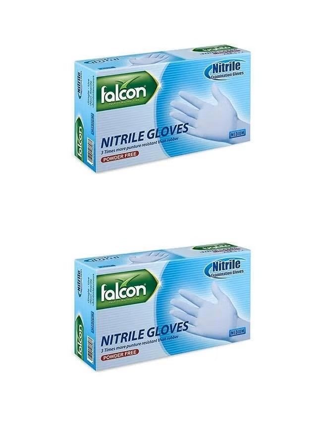 Falcon Pack of 2 Nitrile Medium Powder Free - Image 1
