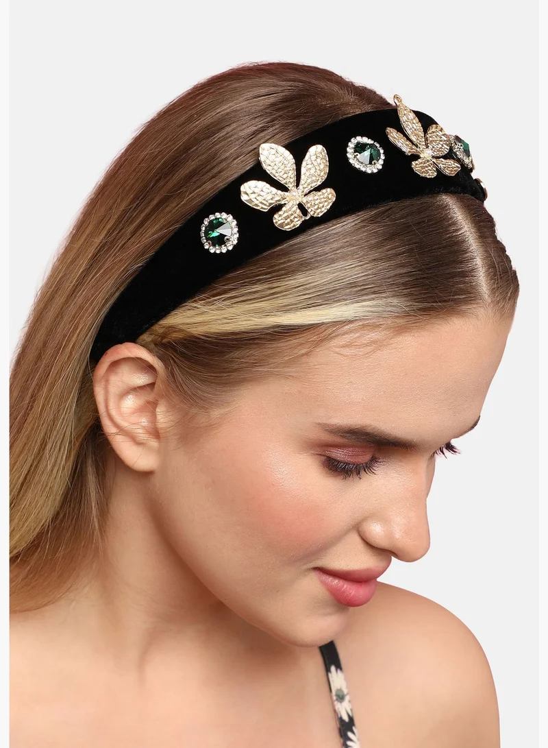 SOHI Trendy Designer Stone Western Wear Hair Band For Women