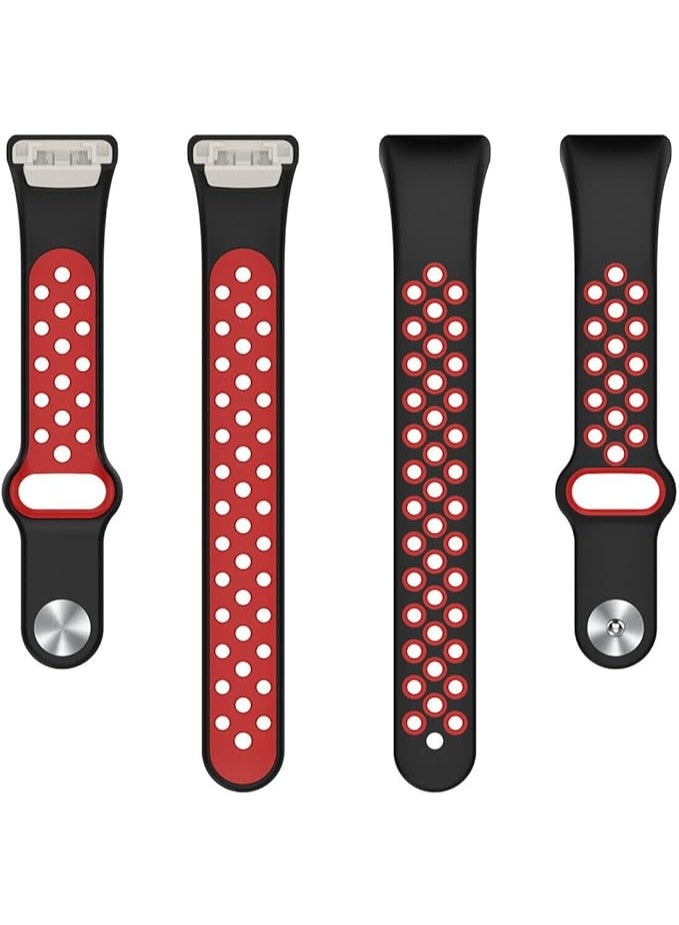 Silicon Strap Compatible with Huawei band 6/6 pro, Honor 6/7, Replacement Silicone Sport Watch Mesh Strap, One Size, Silicone, No Gemstone