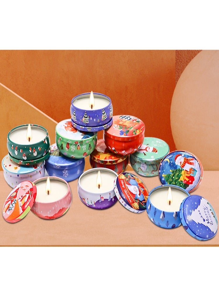 Scented Candle Gift Set 2.5 oz Soy Wax Portable Travel Scented Candle Tin Can Candle for Birthday Anniversary Gifts (12 Pieces) - pzsku/ZF04A8A578F4CC92B419FZ/45/_/1697193195/3320dacb-7161-4f44-9cc4-87122720eead