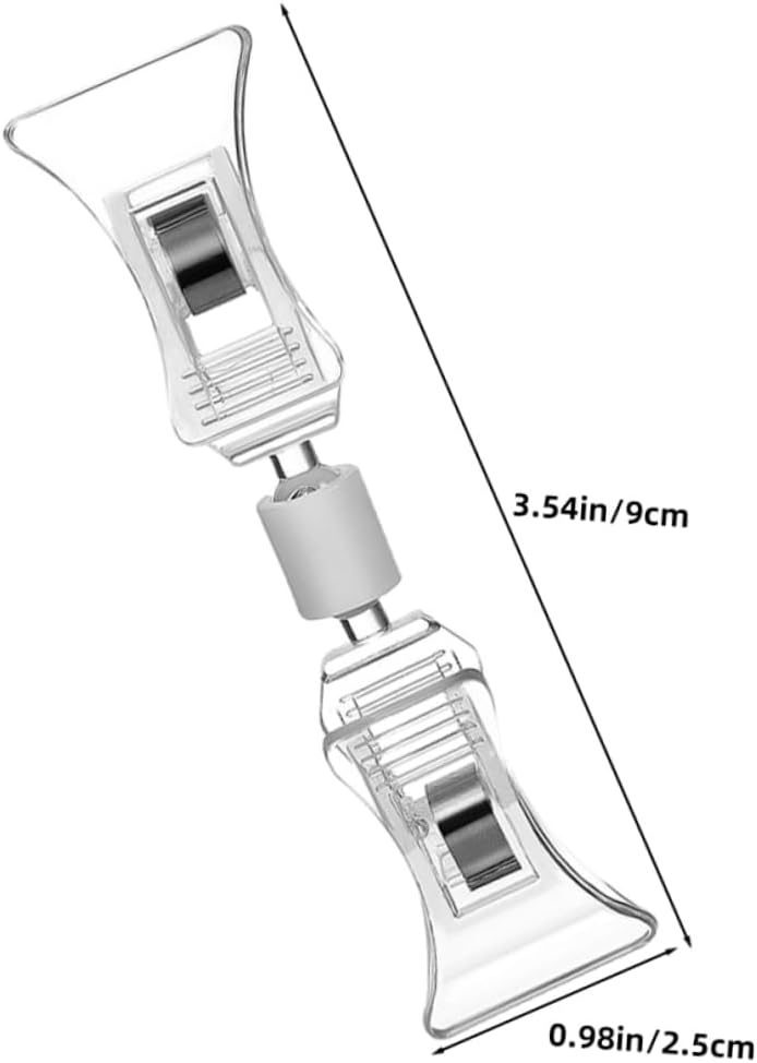 25pcs Clip Sign Holder Swivel Banner Clips for Price Tag Retail Display Clothing Rack Merchandise Sign Holder - Image 2