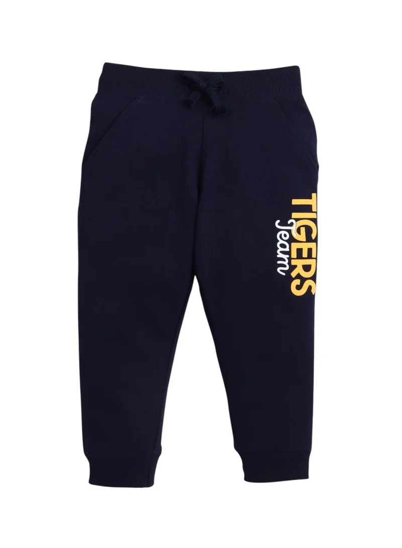 victor and jane Infant Boys Tigers Team 3-Piece CVC Fleece Set – Navy & Mustard