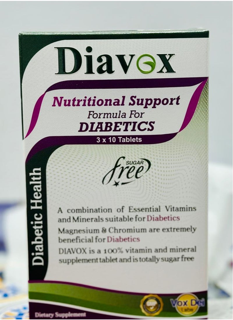 Vox Dei Labs - Diavox Tablets – Sugar-Free Formula for Diabetics - Image 1