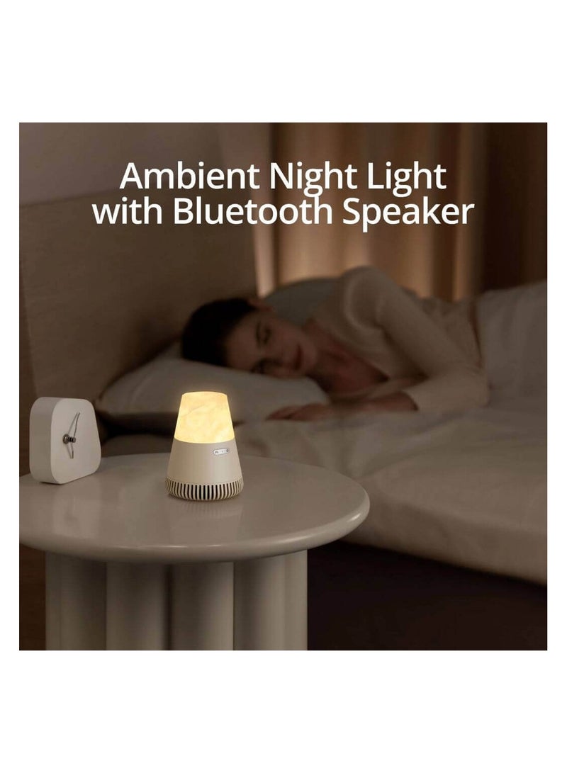 EZVALO 3in1 Natural Stone Aroma Bluetooth Speaker with Night Light - Image 1