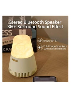 EZVALO EZVALO 3in1 Natural Stone Aroma Bluetooth Speaker with Night Light  - Image 2