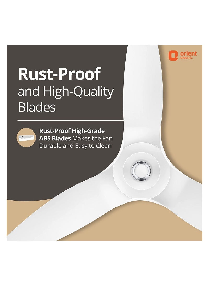 Orient Electric Orient Electric Aeroquiet 48 inch White Ceiling Fan  - Image 3
