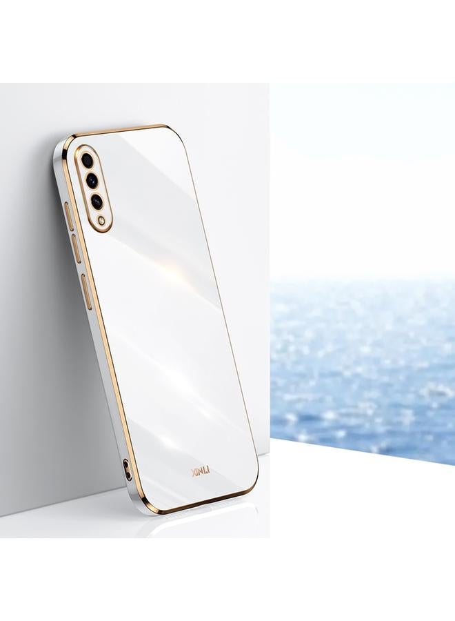 S-TOP Case For Samsung Galaxy A50 XINLI Straight Edge 6D Electroplate TPU Phone Case - Image 1