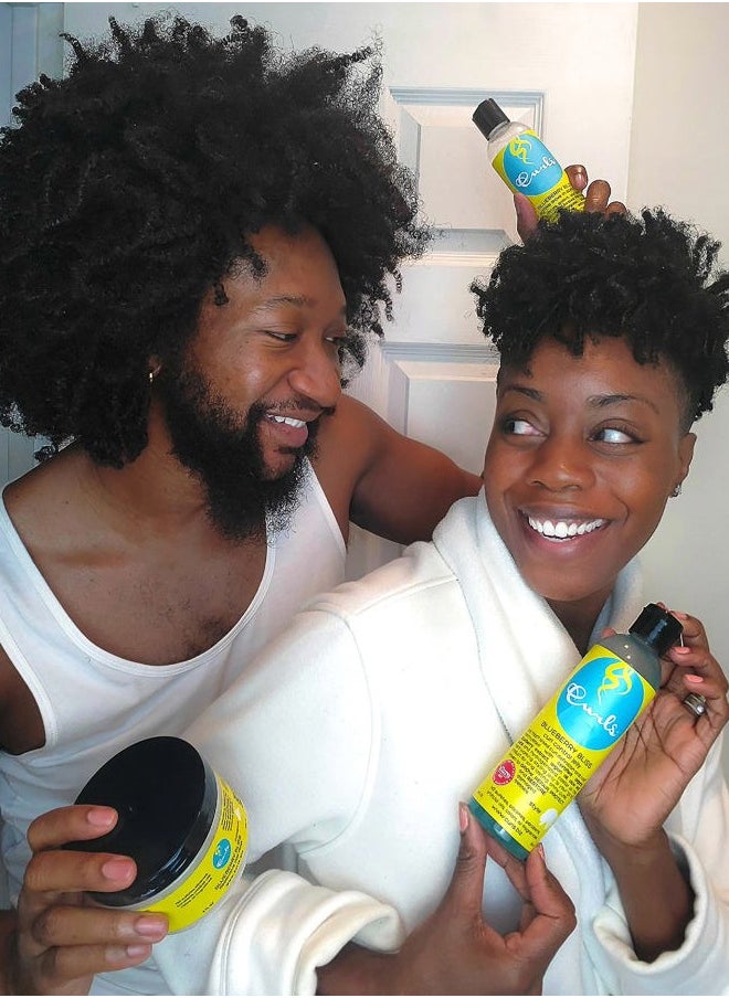Curls Blueberry Bliss Control Jelly - 8 oz, Define & Defrizz, Wash and Go's, Twist Outs & Braid Outs, for Wavy, Curly, and Coily Hair Types  - Image 5
