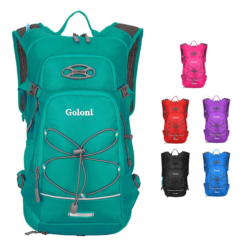 Goloni Hydration BackpackLightweight Hiking Backpack with 2L Water BladderInsulation Water Backpack for Men WomenHydration Pack for Biking Running FestivalCamping - Image 2