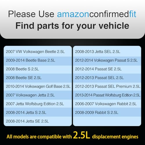 Marsram جسم الخانق الإلكتروني Marsram متوافق مع جيتا VW فولكس فاجن بيتل جولف باسات رابيت 2.5L OE: 07K133062A, 07K-133-062-A, 07K-133-062A - Image 2
