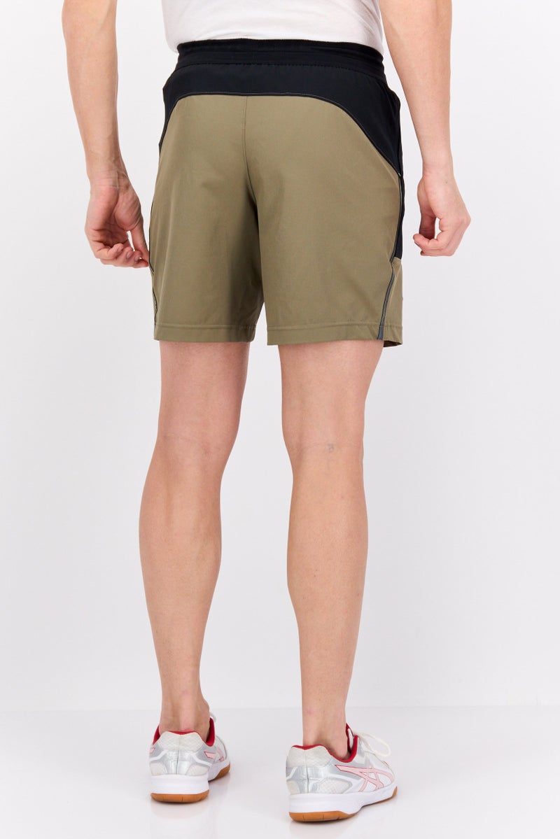 UNDER ARMOUR Men Sport Fit Training Shorts, Olive/Black - Image 3