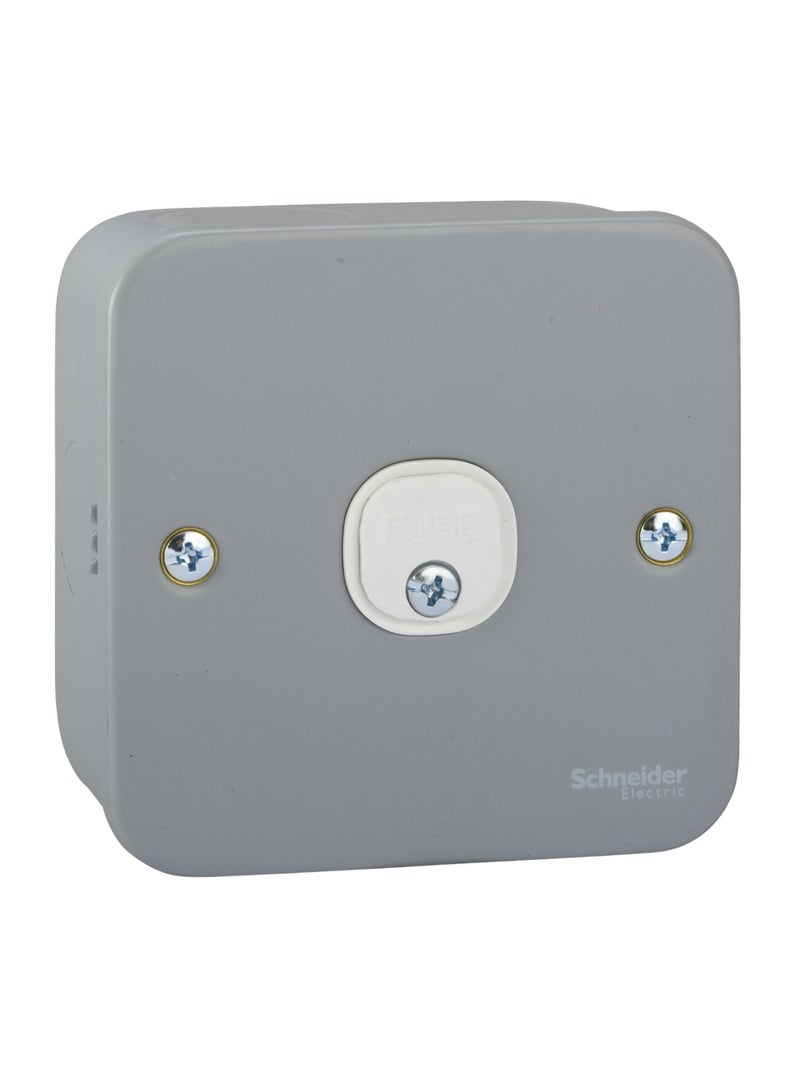 Schneider Electric Metalclad Unswitched Fused Outlet, 13A - ESM31FSG