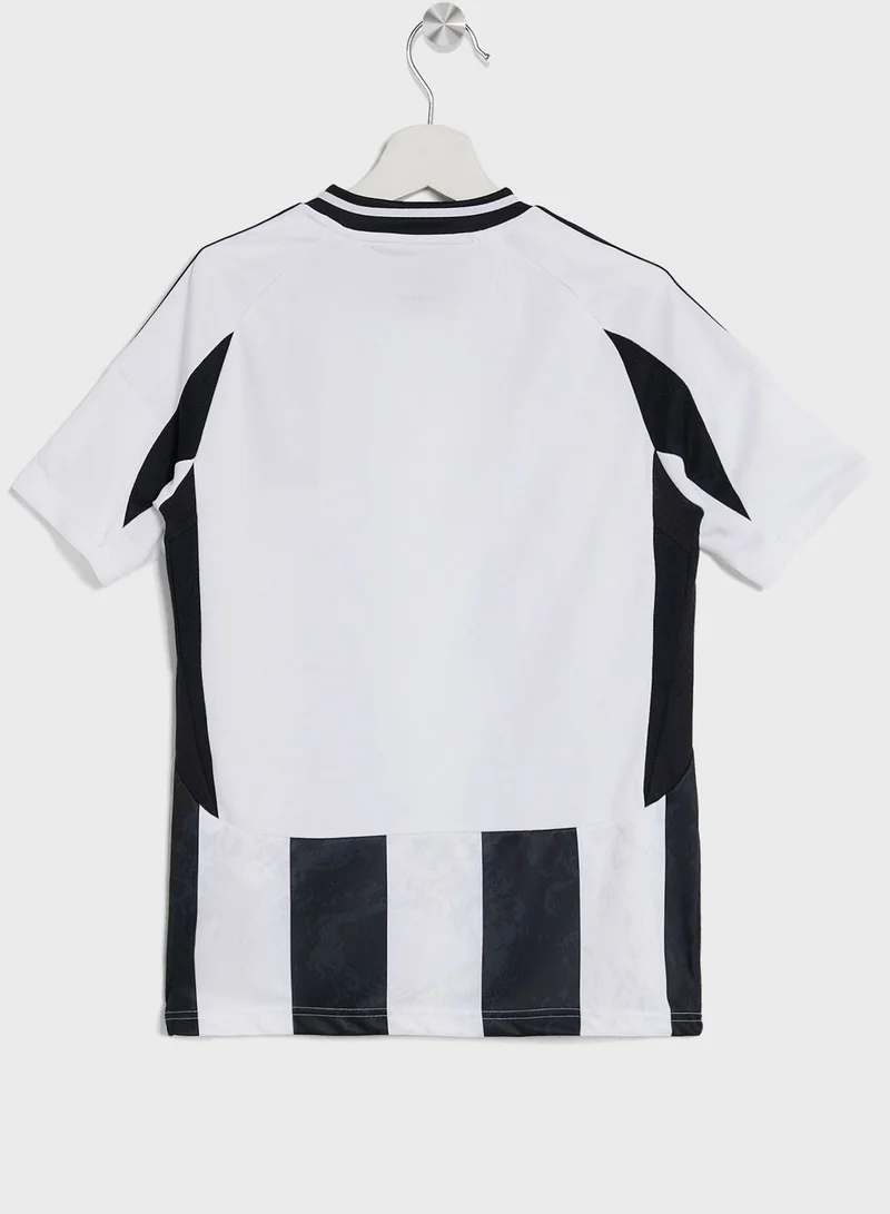 adidas Originals Juve H Jsy Y White Football Jerseys For Kids Unisex 128