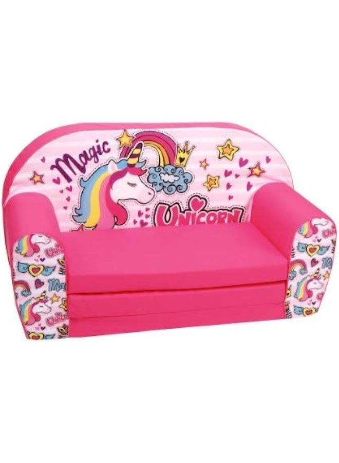 Delsit Magic Unicorn Sofa Bed for Kids