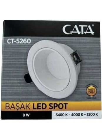 CATA - CT-5260 Başak Three Color LED Spot (6400K - 4000K - 3200K) - Image 1