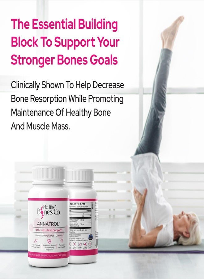 Healthy Bones Co. Annatrol Bone & Heart Wellness | Premium Annatto Tocotrienols & Geranylgeraniol (GG) Vitamin E Complex | Advanced Nutritional Formula for Daily Wellness - Image 3