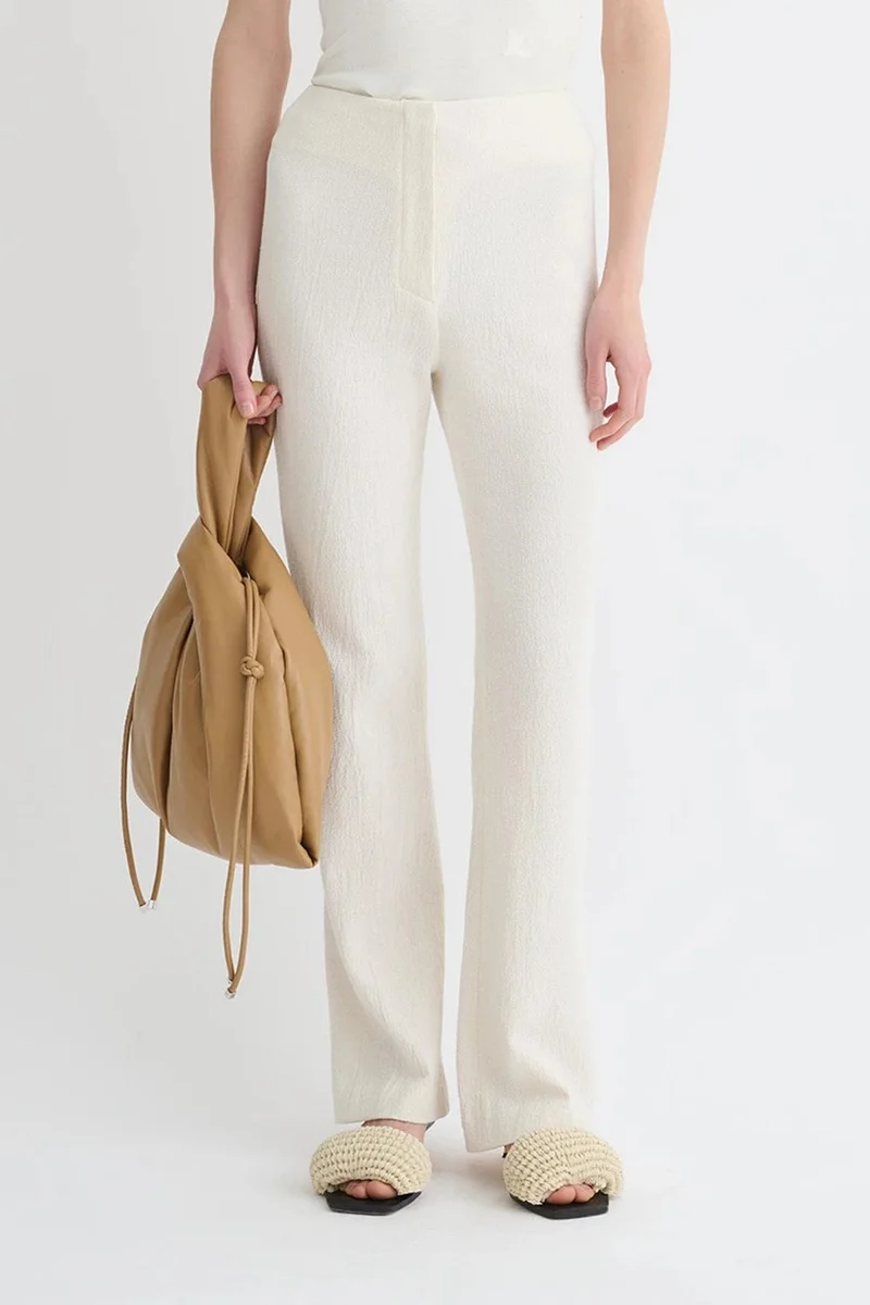 Nanushka Draped Cotton Trousers