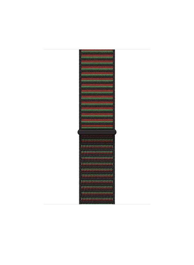 For Apple Iwatch Watch Strap For Applewatch S10/9/8se Velcro Nylon Loop Strap-Color:(Color) The Charm Of Unity-Specifications:42/44/45/46/49mm  - Image 1