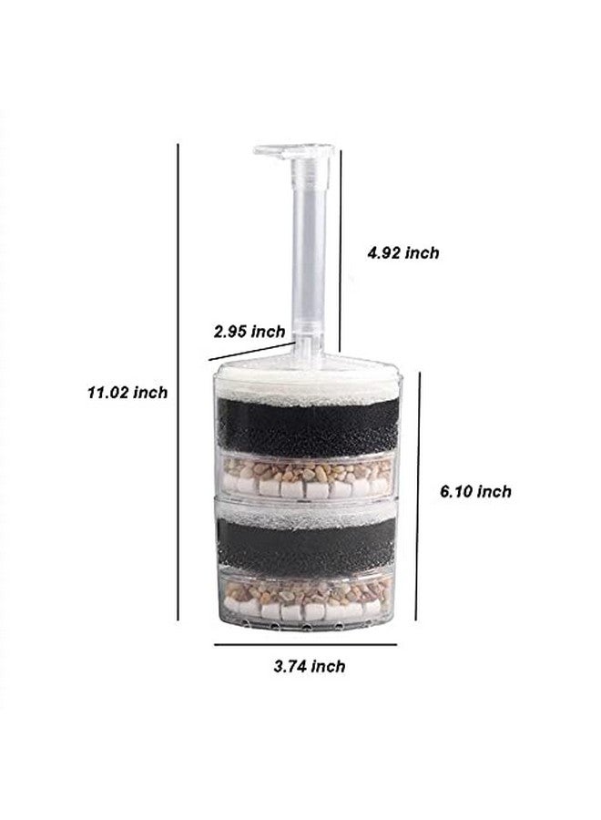 CNZ XY-2010 Corner Filter Air Driven Bio Sponge 11-inch, 3-Pack - Image 3